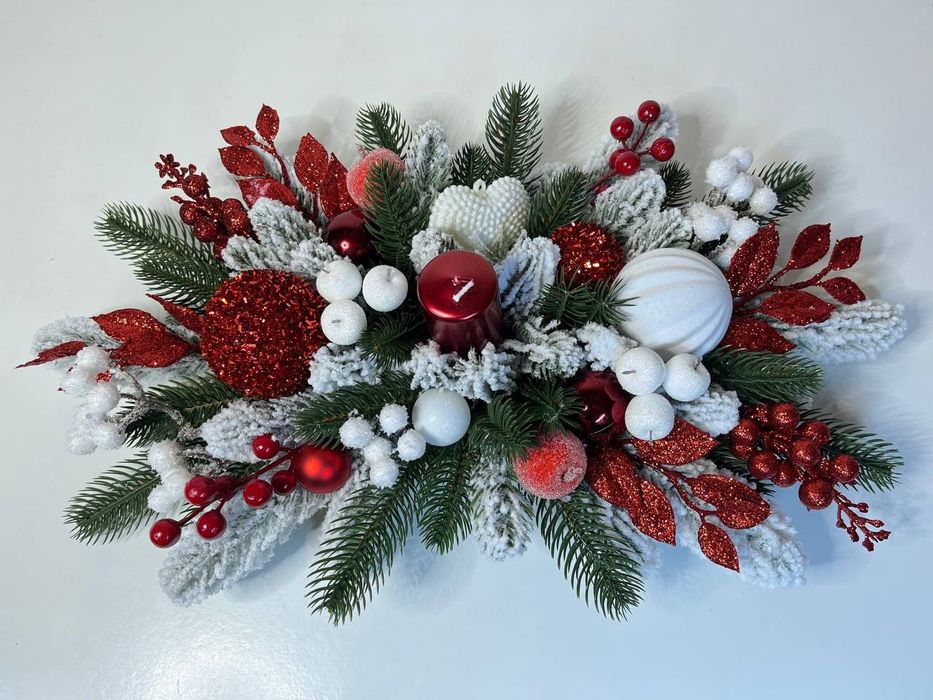 Новорічний підсвічник Новорічний декор Різдвяний підсвічник