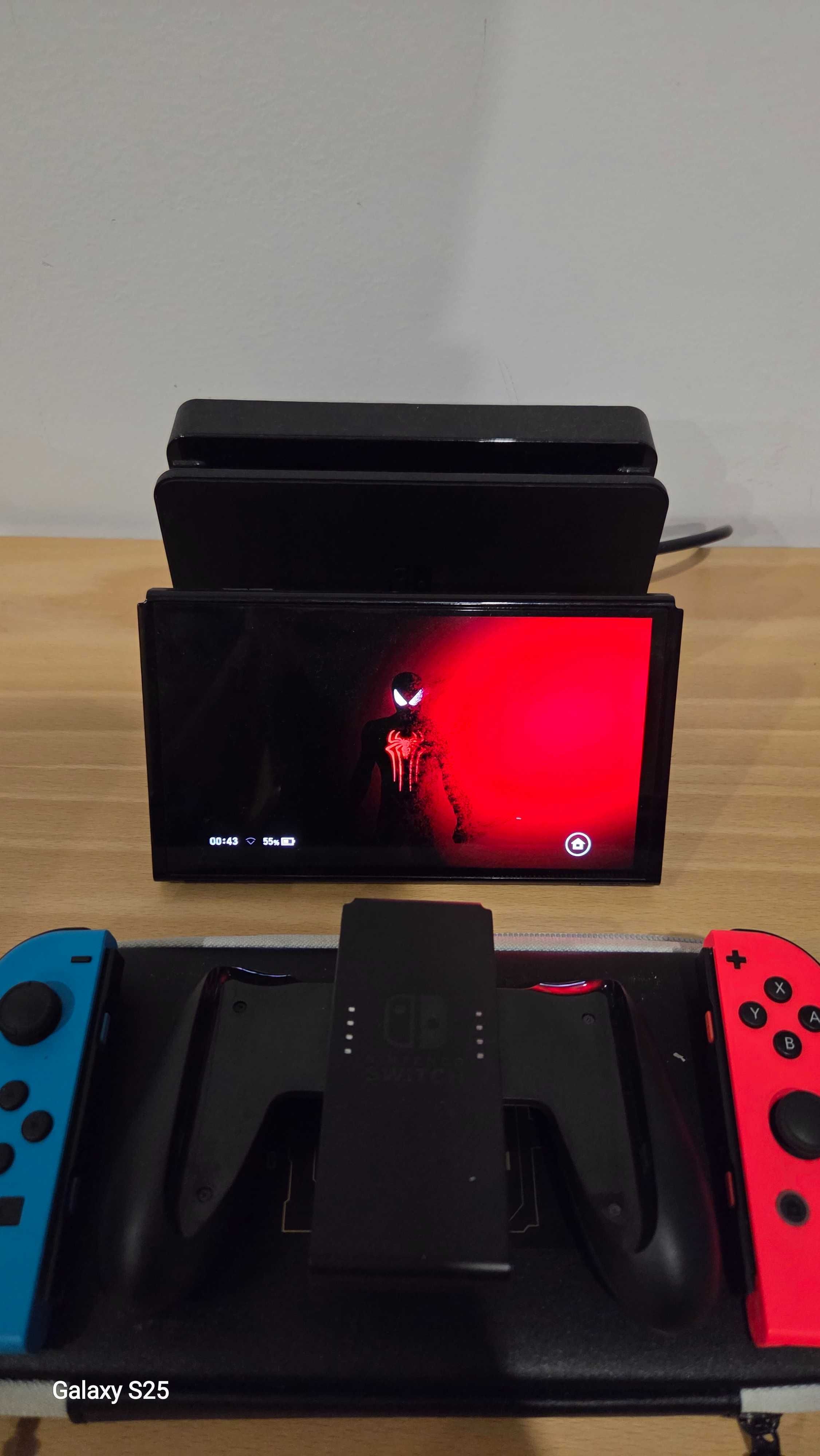 Nintendo Switch OLED Desbloq+ Jogos+ CardSD 256gb+ Android+ Acessórios