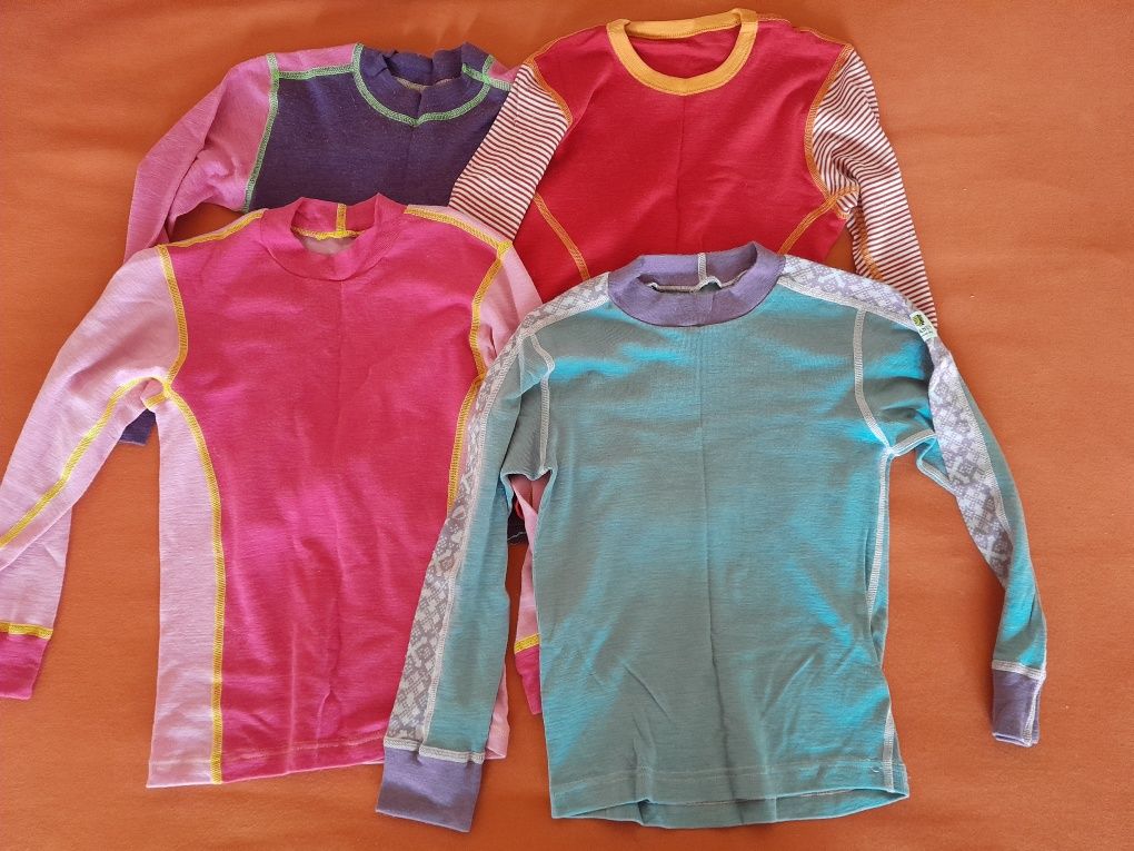 4 bluzki merino Janus
