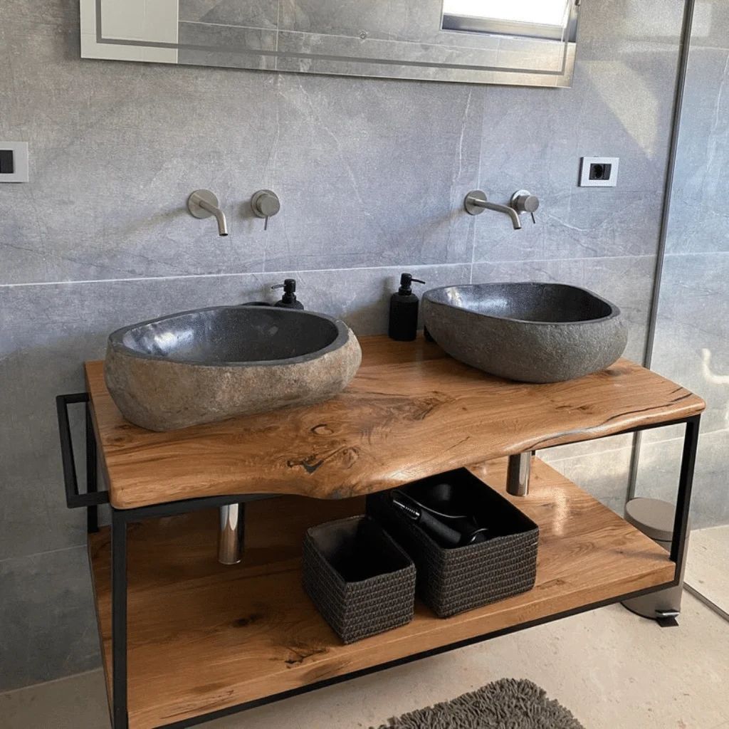 Nowoczesny design Szafka pod umywalkę dębowa lakierowana!