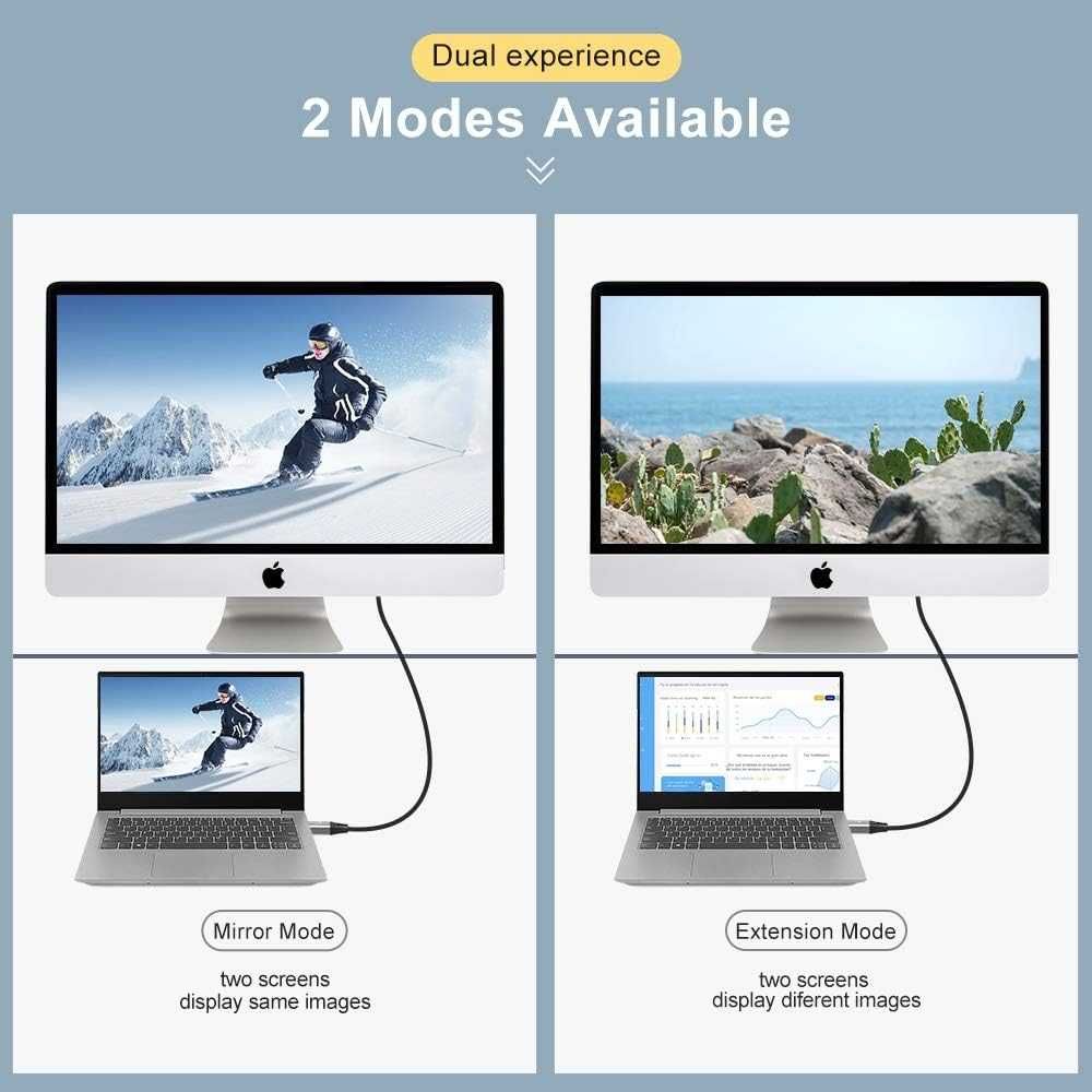 Kabel 8K 2M Mini DisplayPort 2m na mini DisplayPort 8K YIWENTEC