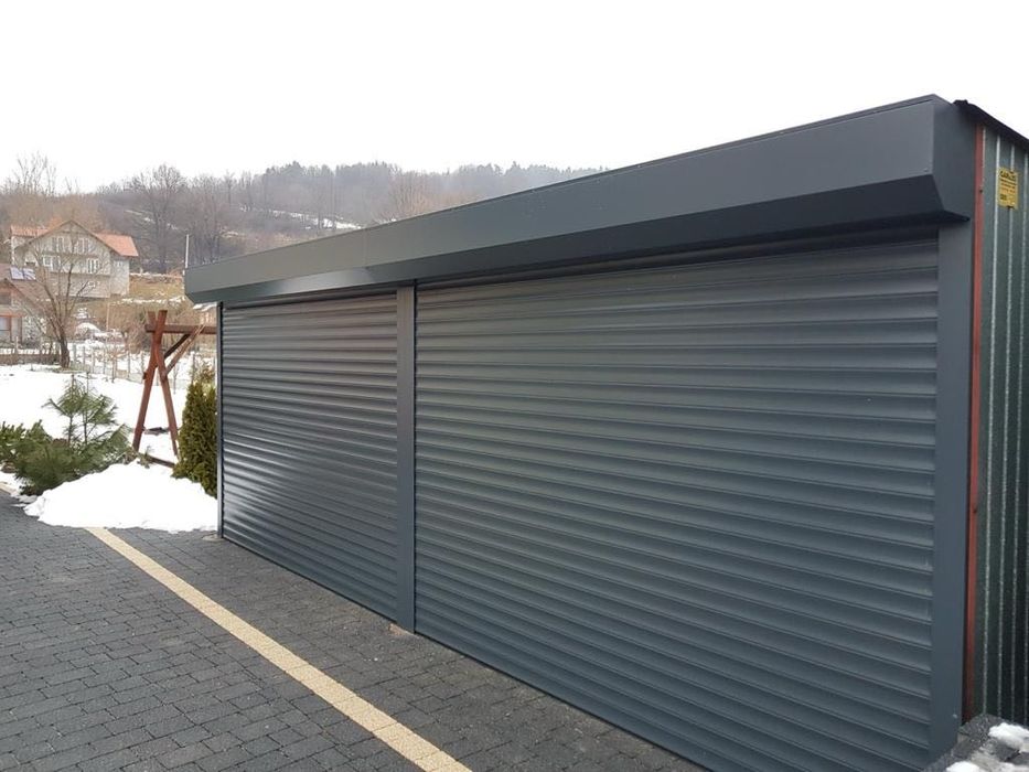 Brama Rolowana 300x240 Aluprof PA77 z napędem i pilotami