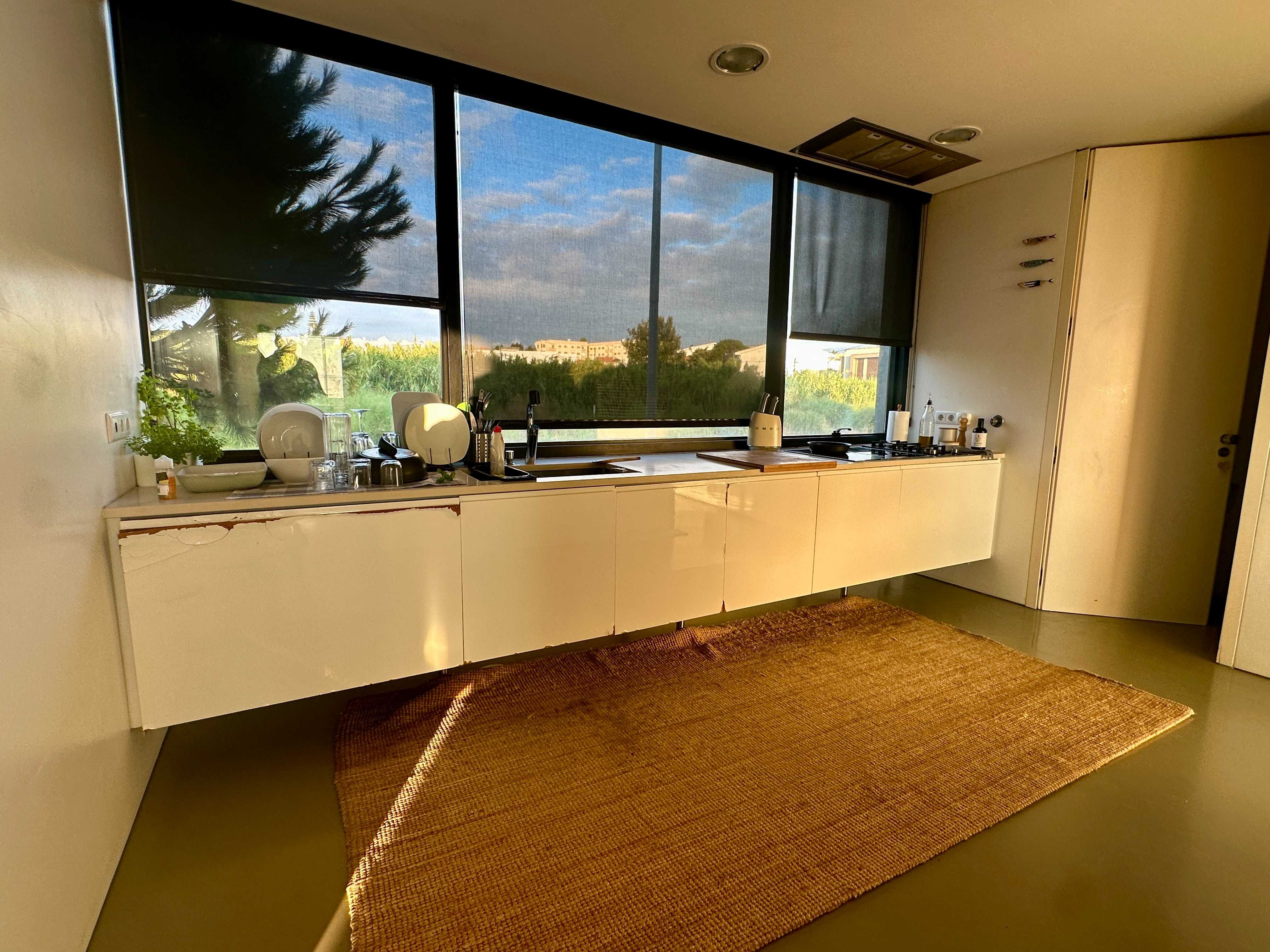 Cozinha completa com silestone - duas partes