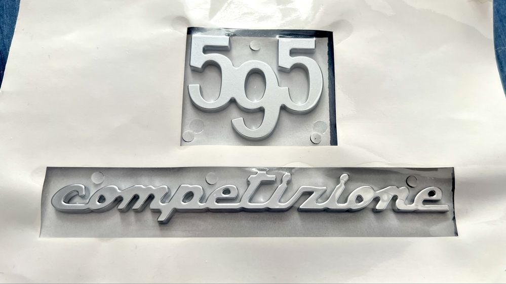 Emblemat Fiat 500 595 competizione