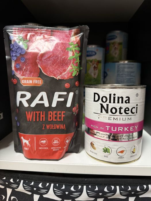 Karma mokra dla psa Rafi i Dolina Noteci