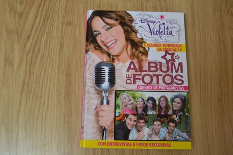 Livro "Violetta" - Álbum 2ª temporada + revista + poster