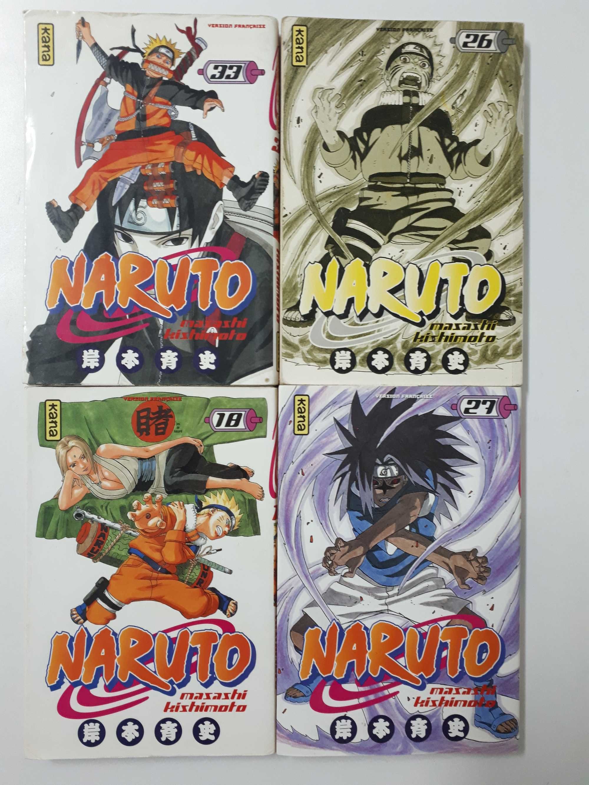 Naruto Nº18, 26, 27 e 33