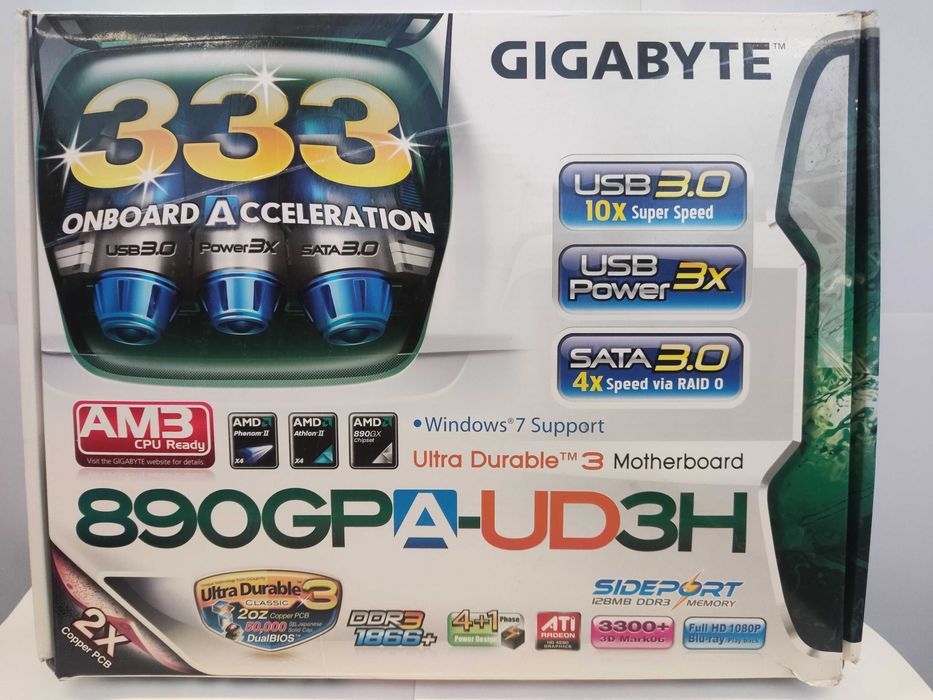 Материнська плата GIGABYTE 890GPA-UD3H