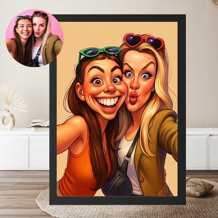 Портрети у стилі Сімпсонів Дісней Pixar Аніме Подарунок на свят Наруто