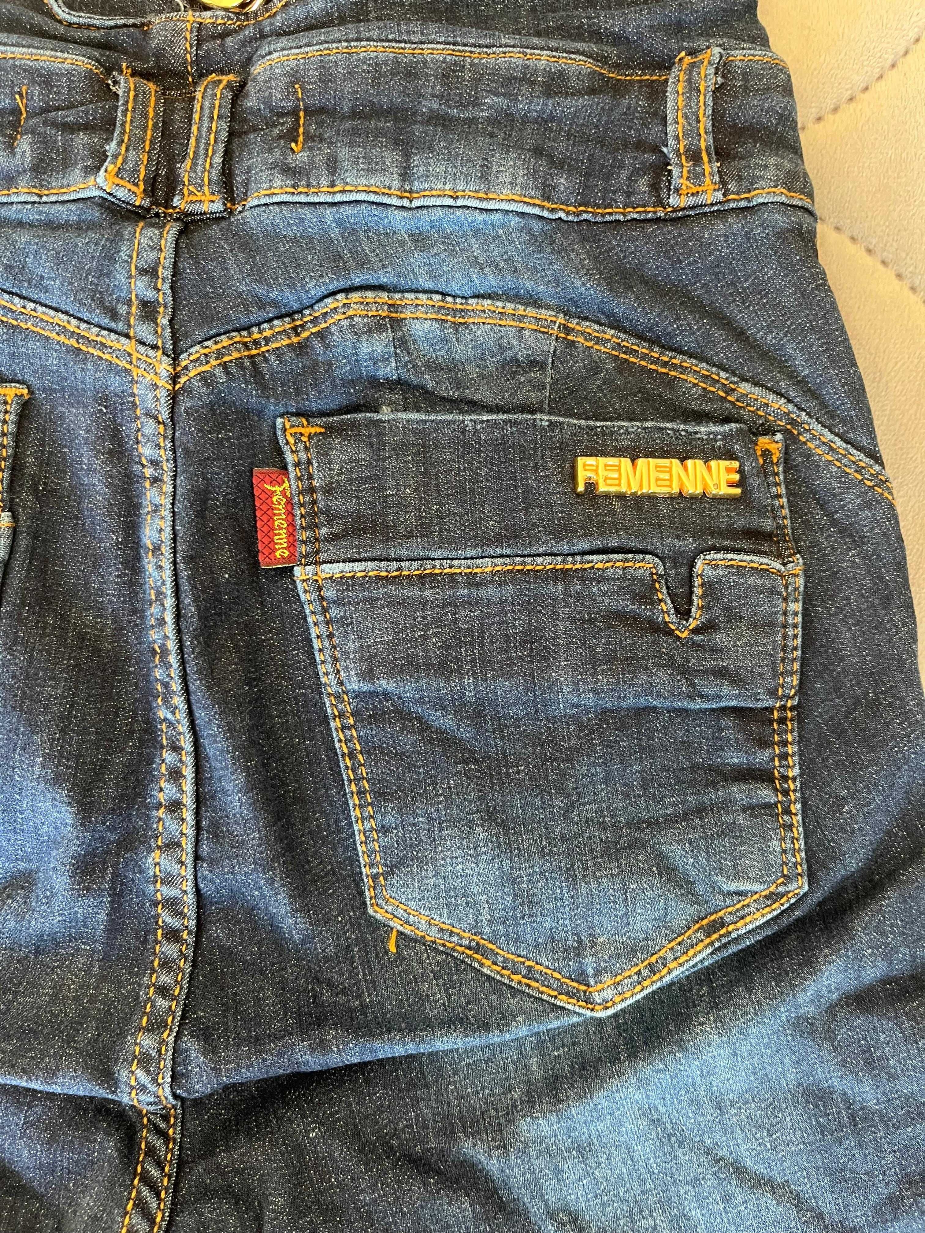 macacão Femenne jeans deluxe