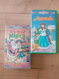 2 VHS de animação para crianças