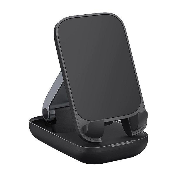 Regulowany stojak na telefon Baseus Seashell Series - czarny