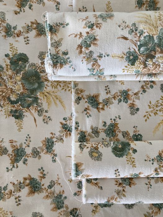 Tecido antigo - 4 fragmentos