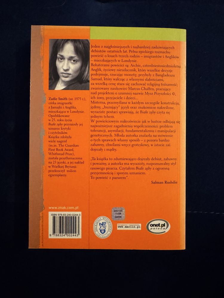 Białe zęby Zadie Smith