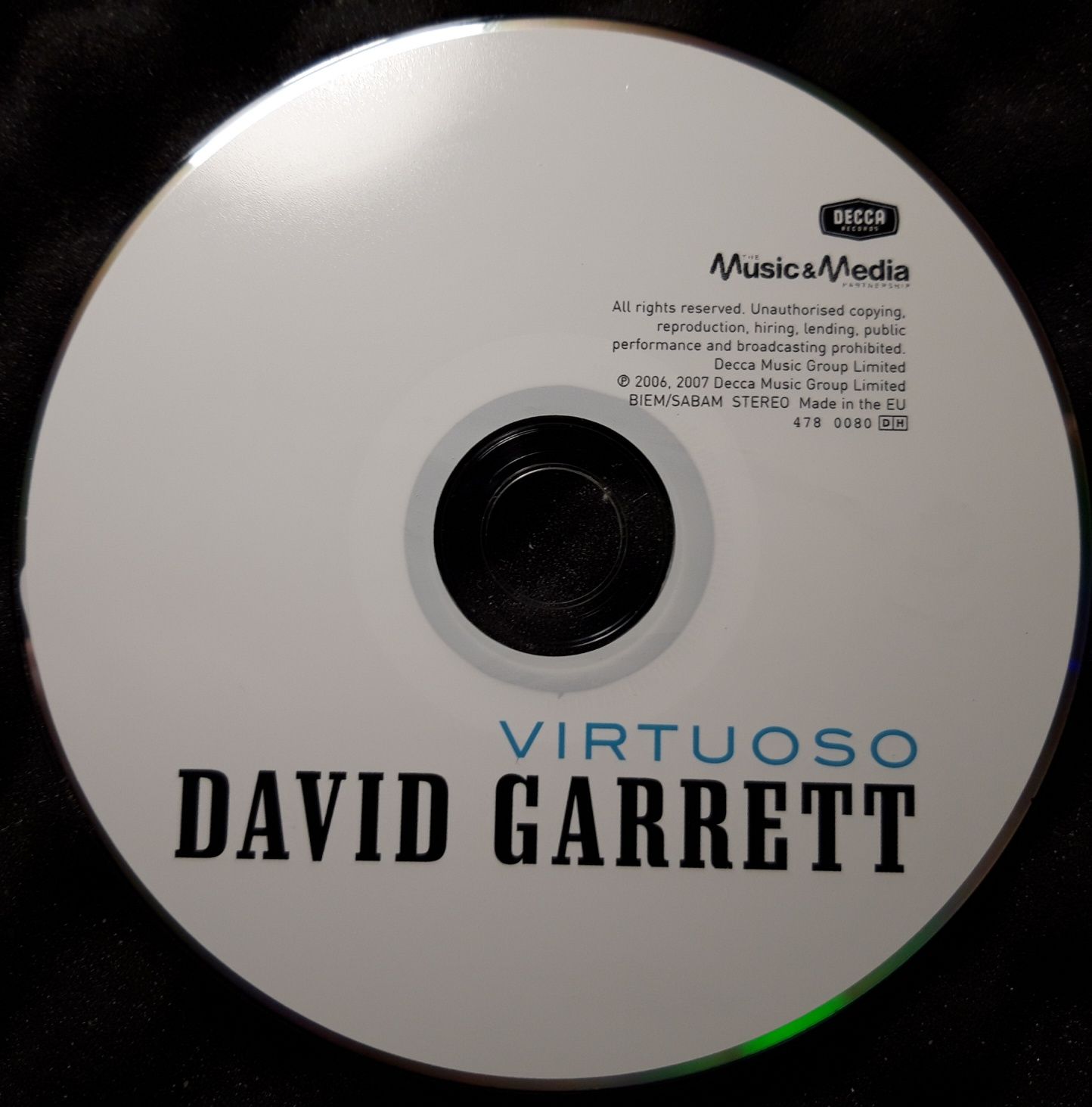 David Garrett – Virtuoso (CD, 2013)