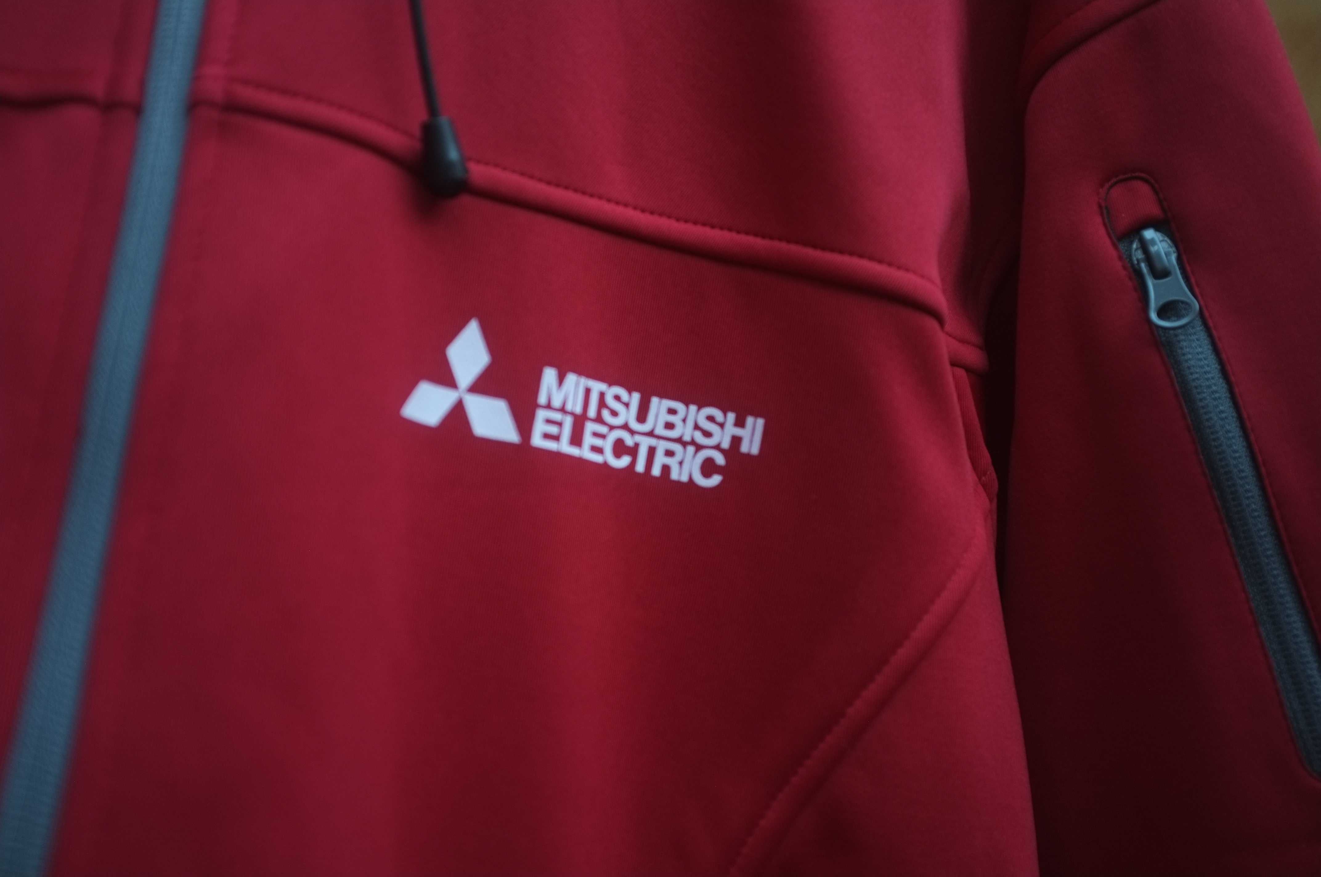nowy czerwony męski softshell Mitsubishi electric kurtka trekking góry