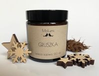 Świeca sojowa ręcznie robiona Gruszka