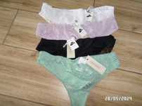 4 pary stringi damskie -nowe -intissimi-rozmiar-L-44