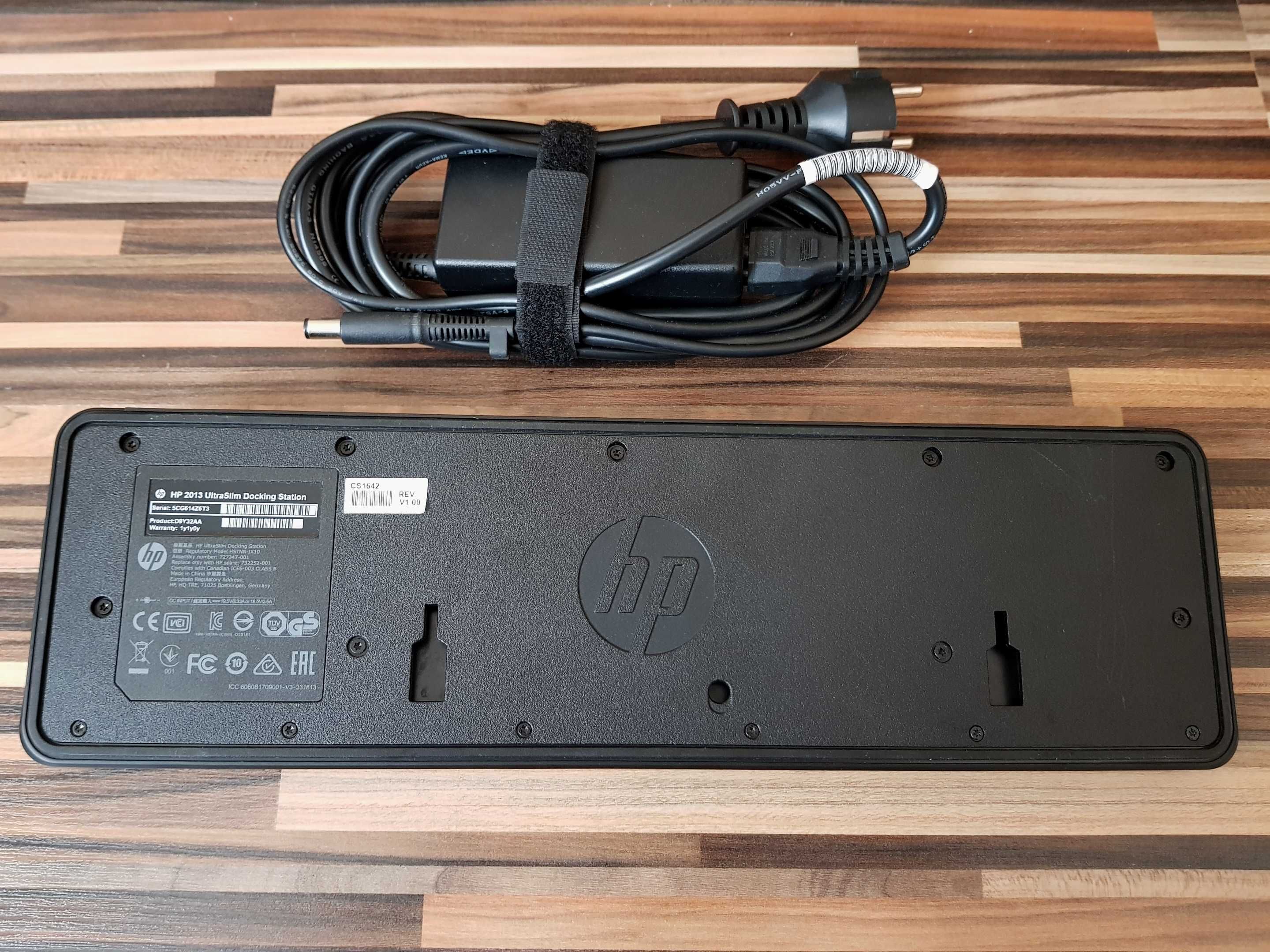 Stacja dokująca HP 2013 Ultra Slim D9Y32AA + zasilacz 65W