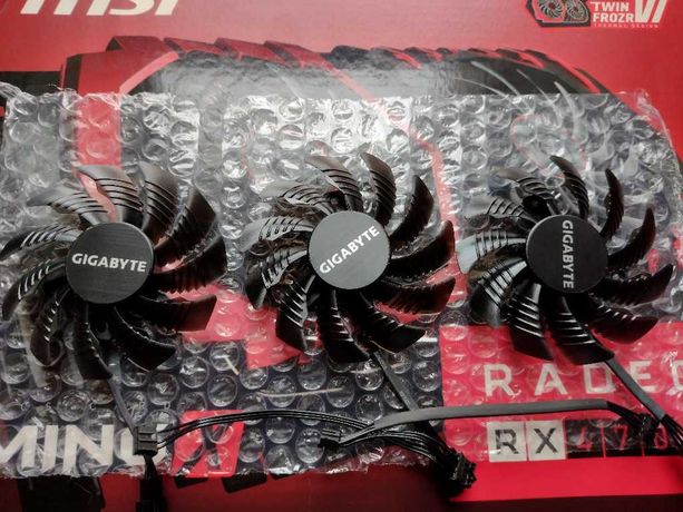 Wentylator Gigabyte RX 570 580, 470 GTX 1050, 60, 70, 1080 Ti, 970, 80