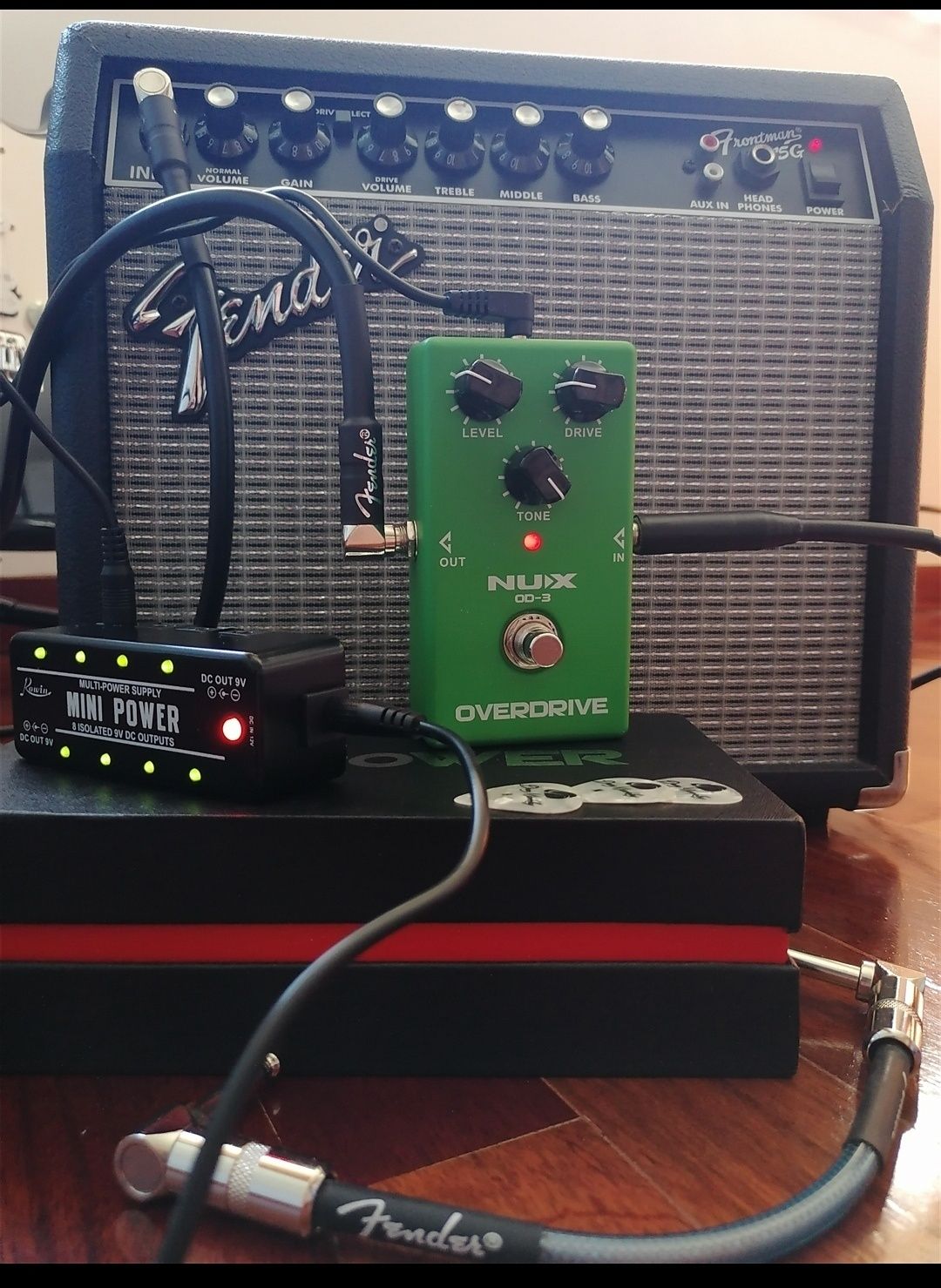 Amplificador e pedal