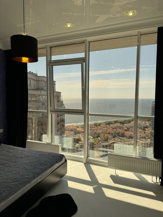 СВОБОДНА! Двушка в 8 жемчужине с видом на море в аркадии