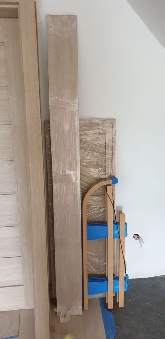 Parapet dąb bielony 205,5 x 19 x 3 cm