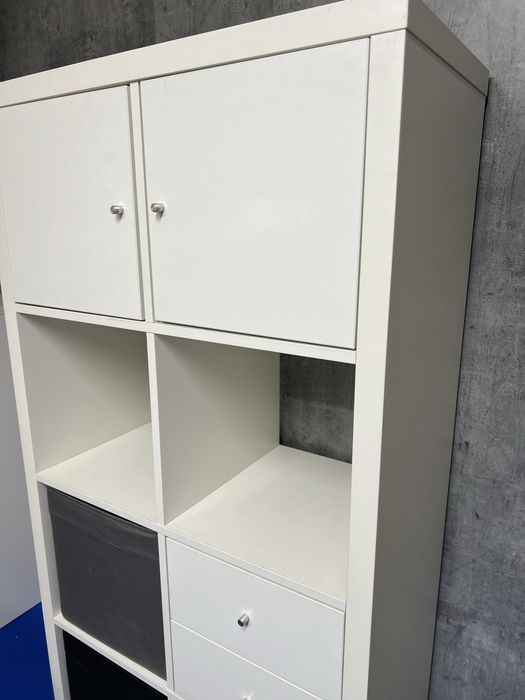 Biały regał ikea Kallax + wklady …::: Dostawa :::…