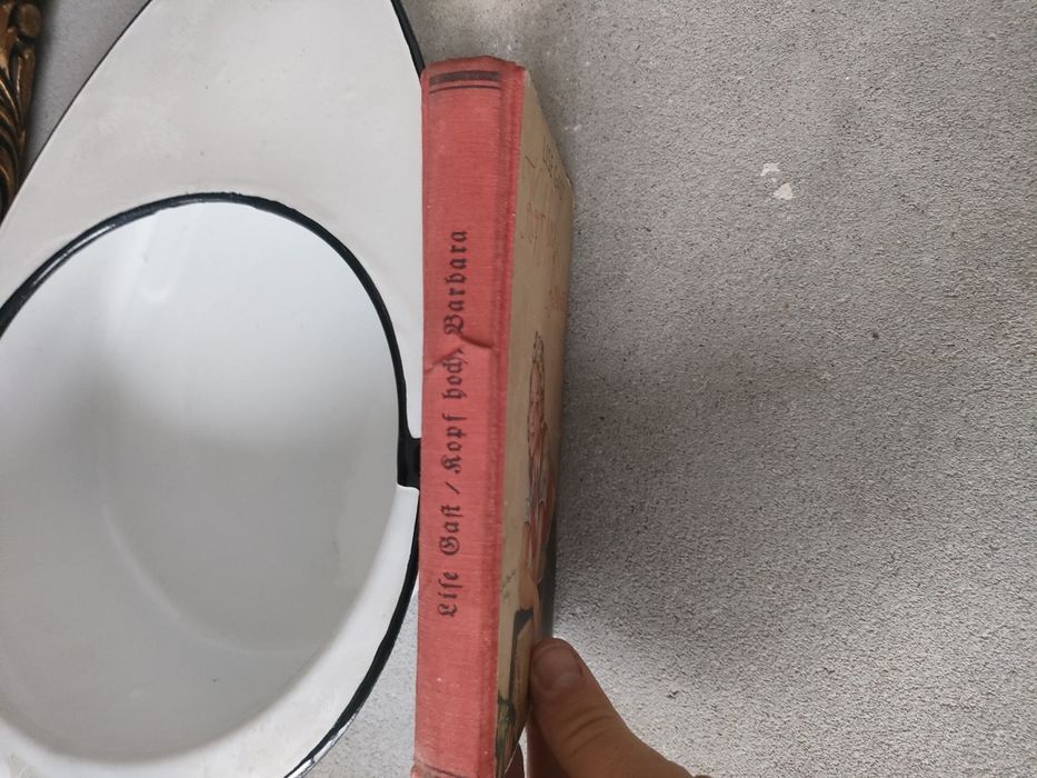 Zabytkowa książka "Kopf hoch, Barbara" – Lise Gast, wydanie przedwojen