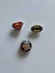 Jibbitz Crocs – Superman, Batman, Thor – zestaw 3 przypinek