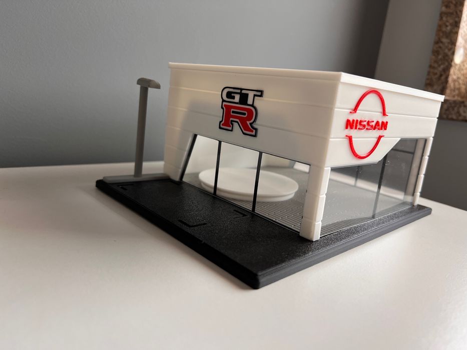 Diorama Stand Automoveis Nissan 1:64