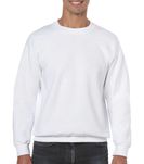 Bluza bez kaptura GILDAN Heavy Blend biała 4XL