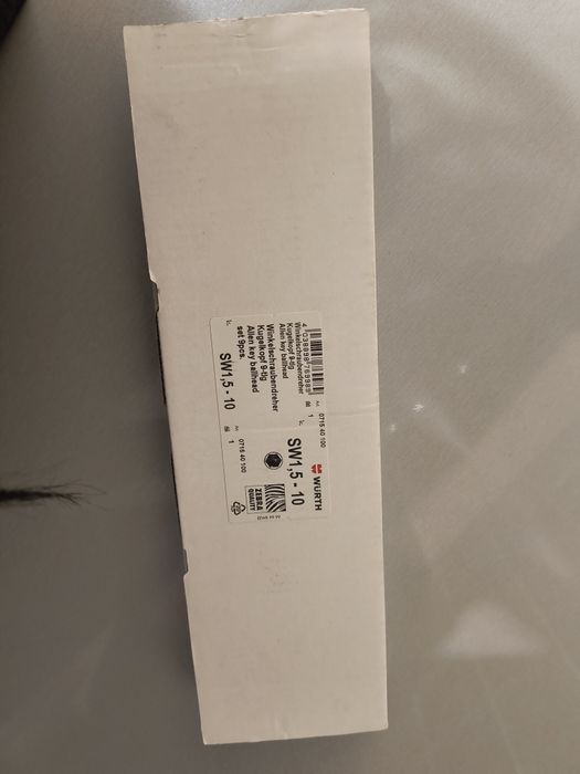 Набір шестигранних ключів Wurth