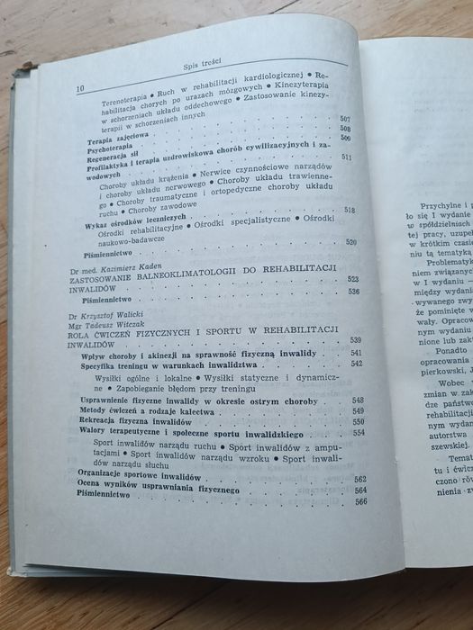 Książka problemy medyczne rehabilitacji zawodowej inwalidów