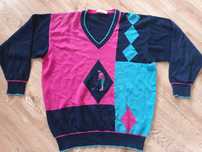 Sweter do golfa golf vintage
