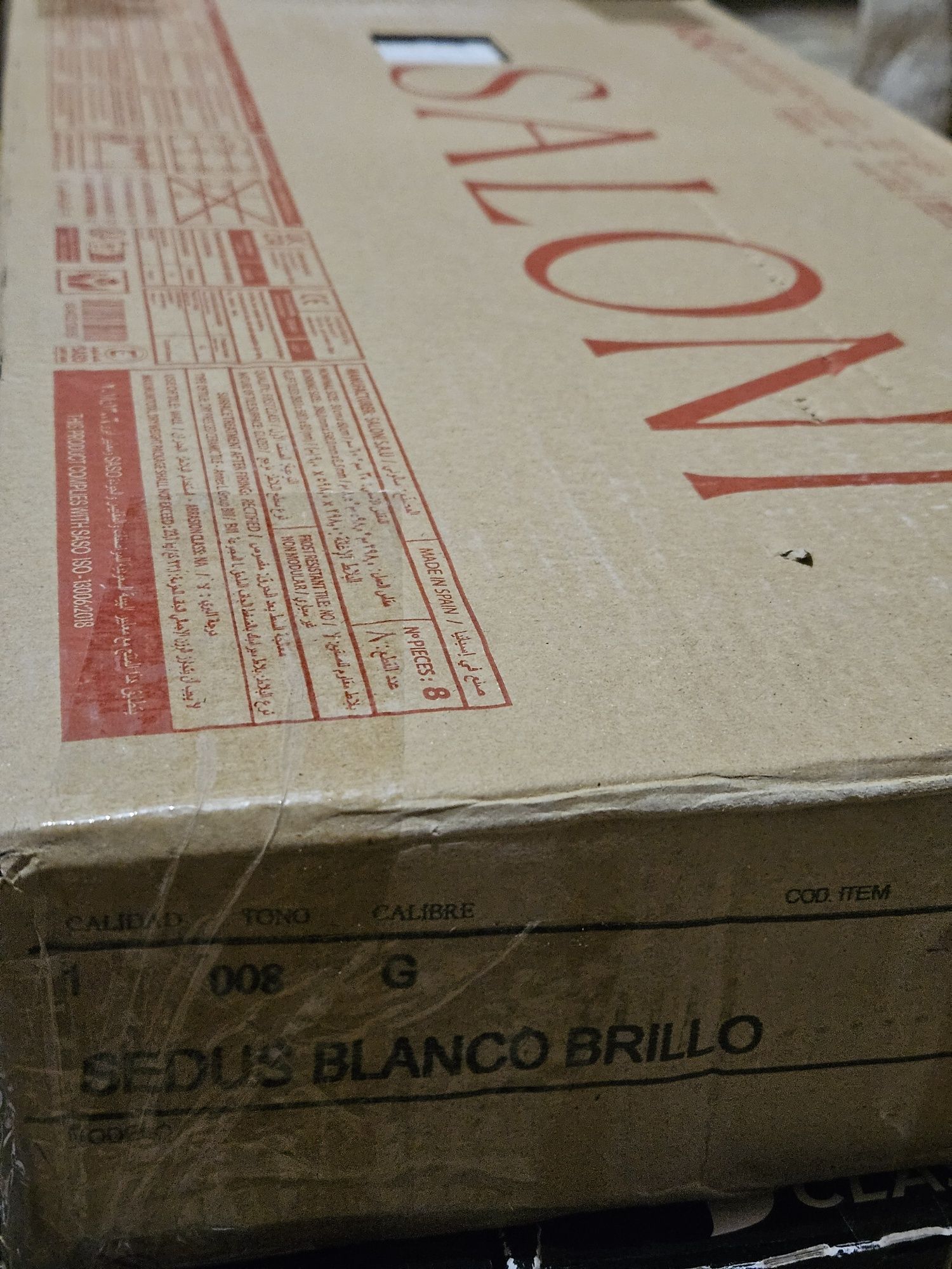 Płytki 30x60 Saloni Sedus Brillo Blanco GXB500