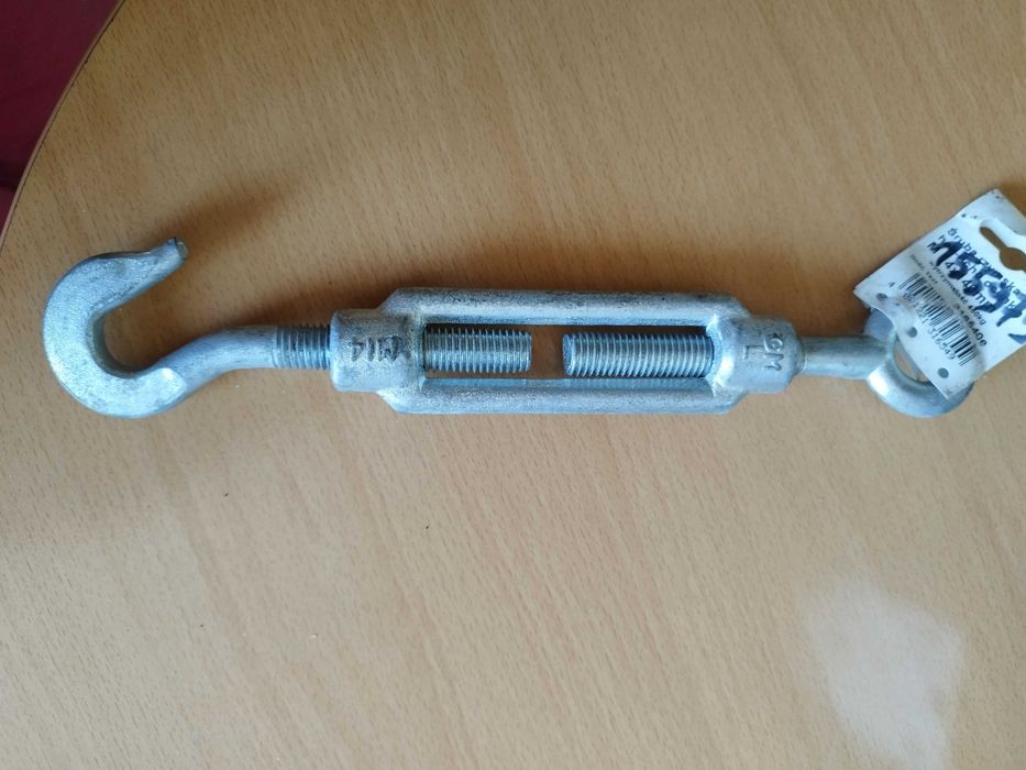 Śruba rzymska ha-ucho ocynk M14x140mm.