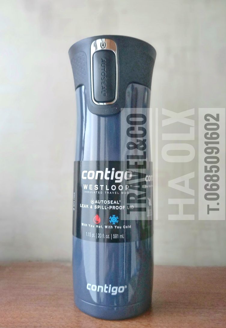 Термокружка Contigo West Loop 473/591/709 мл (термос, контиго)
