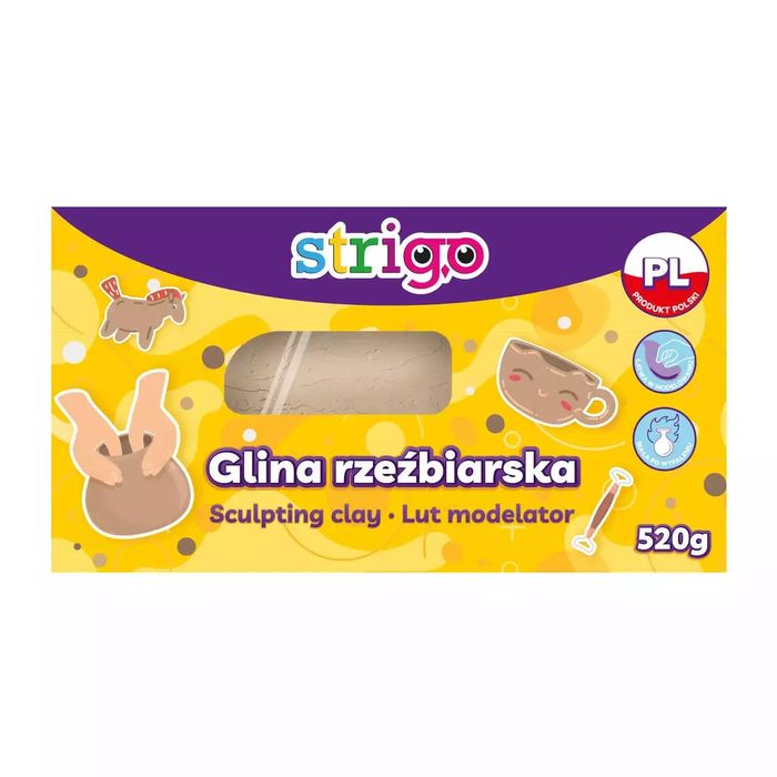 Glina rzeźbiarska Strigo naturalna 520g