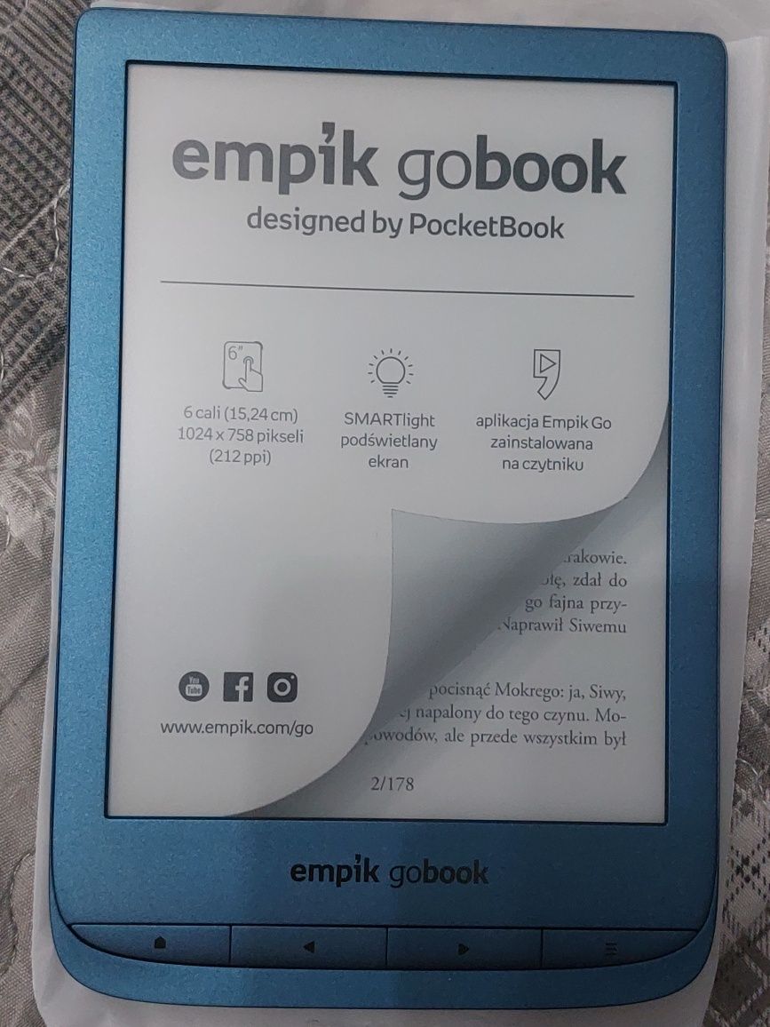 Czytnik Empik GoBook designed by Pocketbook