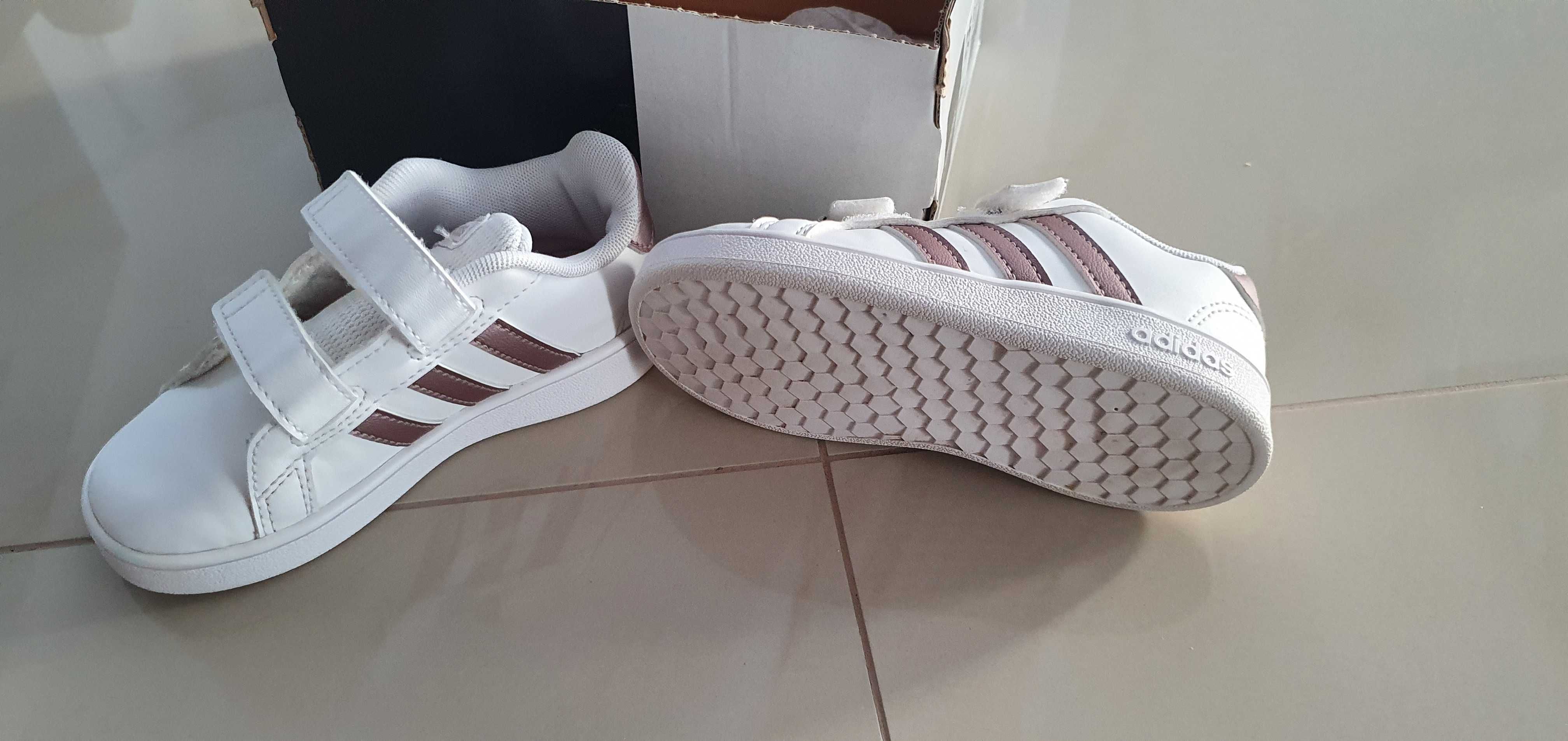 Buty sportowe Adidas Grand Court I EF0116 Biały