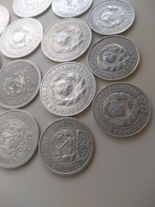 Monety srebrne ZSRR.