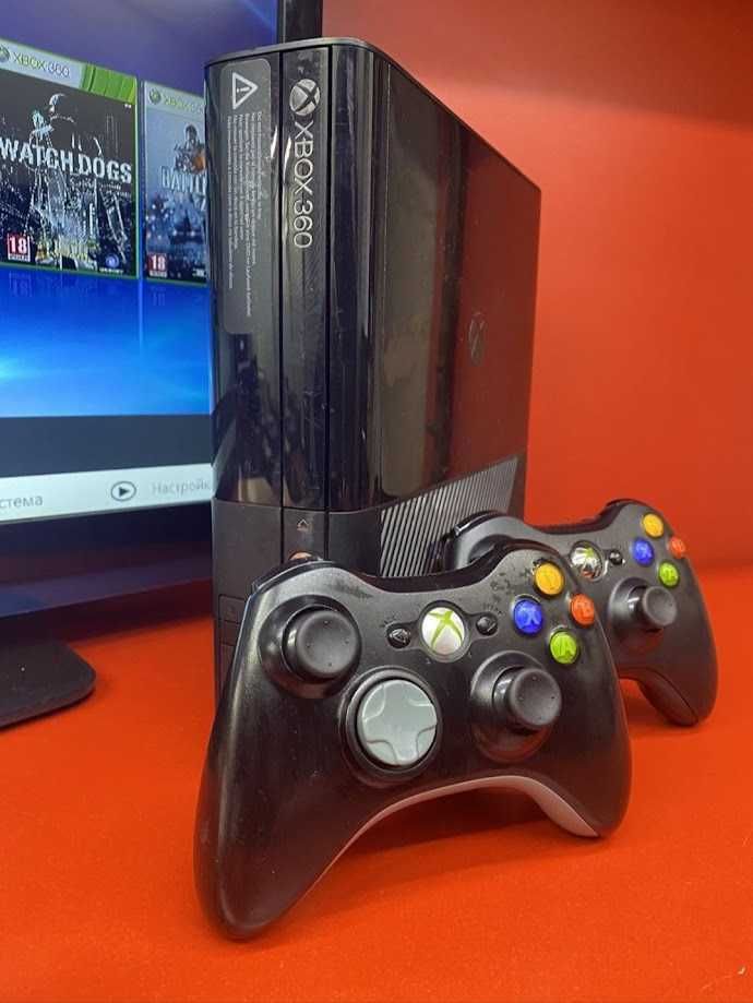 Консоль Microsoft Xbox 360 E 250 GB ⦿Гарантія⦿ 1 джойстик⦿ 50 ігор