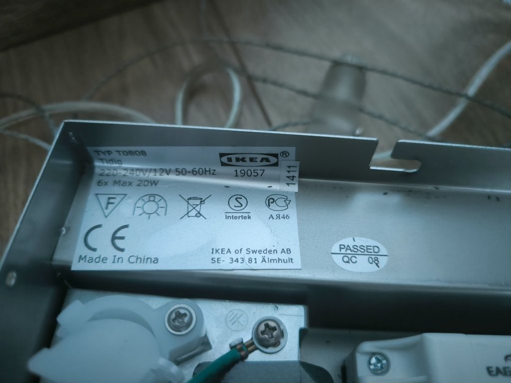 Lampa listwowa IKEA duża i mała