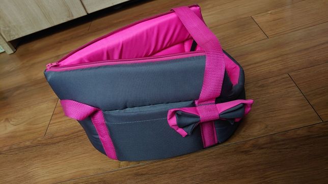 Nosidło torba do noszenia psa dla małego psa różowe york maltańczyk