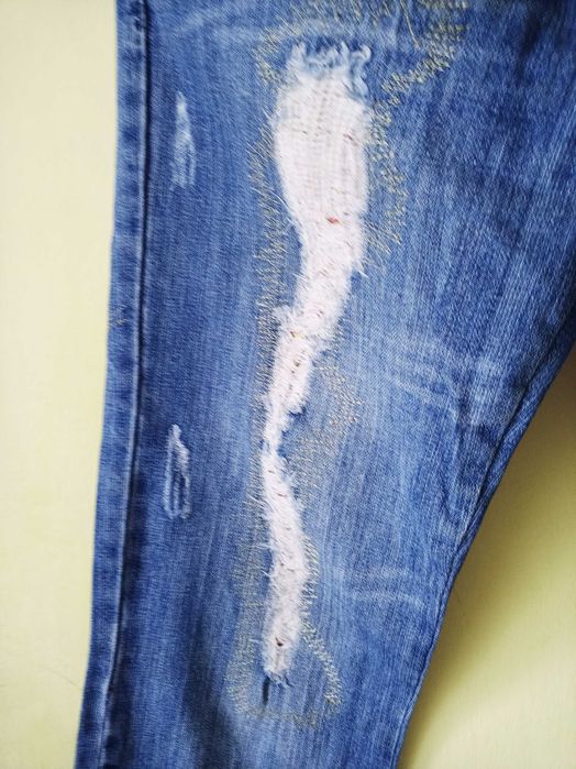 Spodnie jeansy damskie , S, M, dzwony , Michino