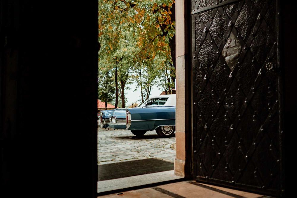 Cadillac 1966 - zabytkowy auto do ślubu, samochód wesele retro Klima