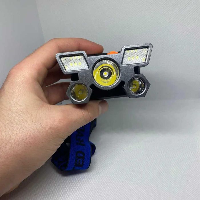 Аккумуляторный налобный фонарь фонарик с USB зарядкой налобник