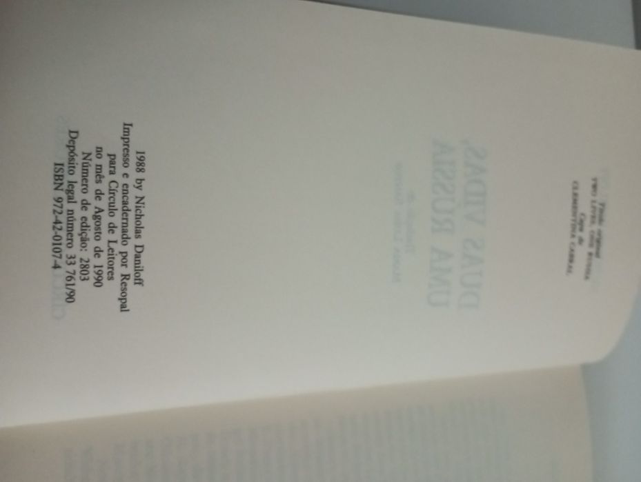 Duas vidas na Rússia - Nicholas Danilof
