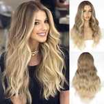 Peruka Włosy blond długie 66cm